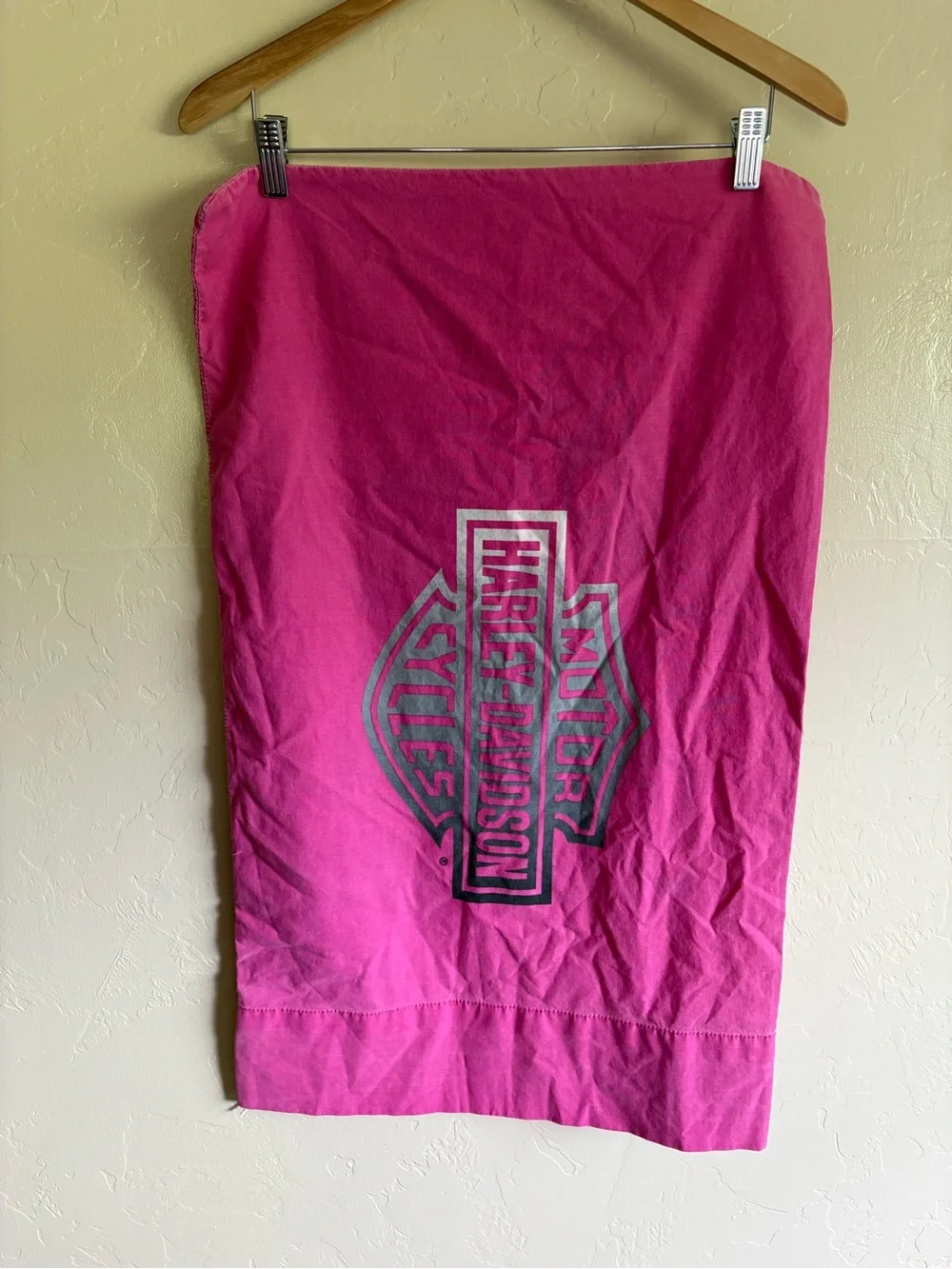 Harley Davidson Motorcycles Pink Silver Grey Standard 100% Cotton Pillow Case